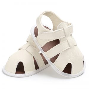 Summer Newborn Baby PU Casual Breathable Hollow Out Sandal Shoes For 6-24M