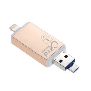 TF Card Reader SD/TF Card Reader Adapter for iPhone/Android/PC