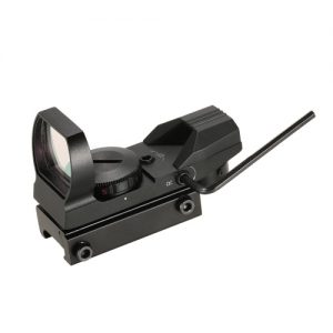 TOMSHOO 1X22X33 Red Green Dot Sight Scope 4 Reticles Reflex Sight with 20mm Rail