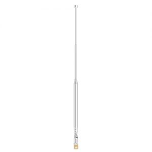 Telescopic FM Radio Antenna 7 Sections Chromium-plating Copper Antenna 180