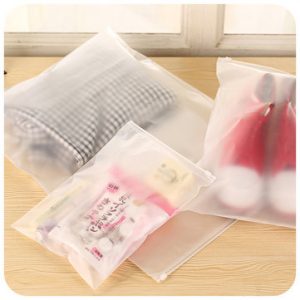 Thicker Transparent Waterproof Clothes Storage Bag Travel Wash Protect Cosmetics Plastic Storage Bag