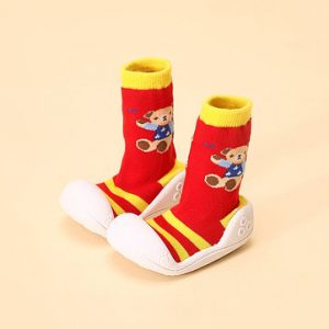 Toddler Bear Prints Indoor Anti Skid Socks baby Shoes