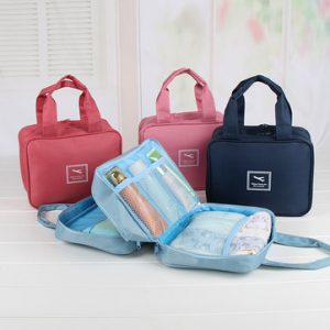 Travel Cosmetic Wash Bag Nylon Lightweight Storage Bag