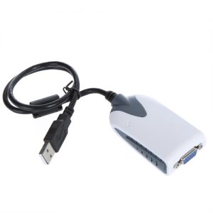 USB 2.0 to VGA Display Adapter Converter Extra Monitor Multi Display for HDTV LCD PC Laptop Projector 2048 * 1152 1920 * 1080