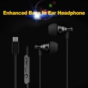 USB Type-c In-Ear Wired Earphone Headset USB C Earphone Earbuds In-line Control w/ Mic for Xiaomi 6 Note 3 MIX 2 Letv LeEco Le 2 3 Smartisan Pro Pro 2 White