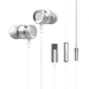 USB Type-c In-Ear Wired Metal Earphone Headset Type C Earphone Earbuds In-line Control w/ Mic for Xiaomi 6 Note 3 MIX 2 Letv LeEco Le 2 3 Smartisan Pro Pro 2 Gold