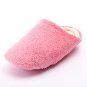 Unisex Warm Winter Pure Color Soft Indoor Slipper Flat Home Shoes