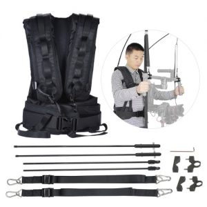 V9 Video DSLR Camera Photography Stabilizer Load Vest Support Kit for DJI Ronin / DJI Ronin-M 3-Axis Capacity 4kg-11kg