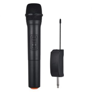 VHF Handheld Wireless Microphone Mic System 5 Channels for Karaoke Business Meeting Speech Home Entertainment