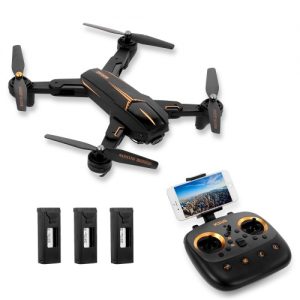 VISUO XS812 1080P 2.4G GPS 5G Wifi RC Drone with 3 Batteries