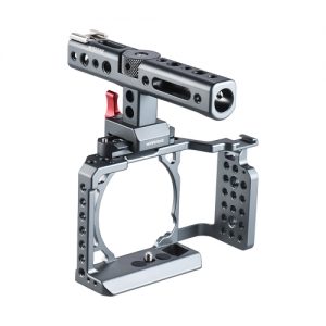 Video Camera Cage Rig with Top Handle Stabilizer Film Movie Making System