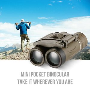 Visionking 8x21 Mini Pocket Folding Binoculars Compact Lightweight Binoculars Telescope for Concert Travel Hiking Bird Watching Adults Kids