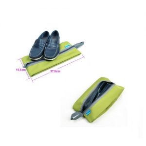 Waterproof Portable Travel Tote Toiletries Laundry Shoe Pouch Storage Bag Green