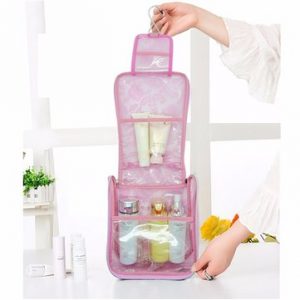 Waterproof Transparent Lace Wash Bag Cosmetic Bag Multifunctional Makeup Storage Bags