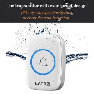 Waterproof Wireless Doorbell LED Indicator Door Chime