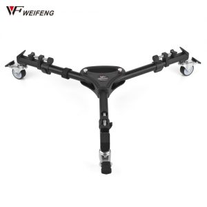 Weifeng WT-700A Professional 3-Wheel Pulley Tripod Dolly