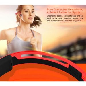 Wireless Bone Conduction Headphones ES-268 HD Stereo BT4.2 Earphone Headset Outdoor Sports Music Headphone MP3 Player Support Hands-free for Smartphones Tablets PC Notebook