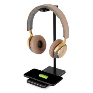 Wireless Charger Fast Charge Headphone Stand Slim Earphone Bracket