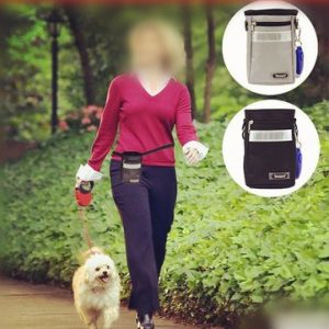 Woman Man Pet Bag For Walk The Dog Dual Use Unisex Storage Bag Phone Bag