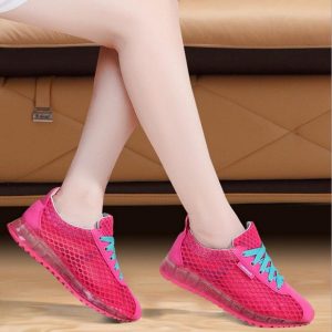 Women Breathable Mesh Running Athletic Shoes