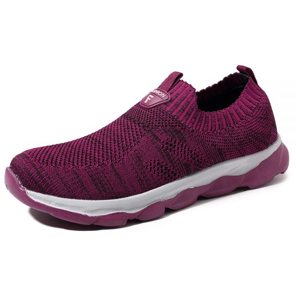 Women Casual Antiskid Breathable Air Mesh Slip On Trainers Shoes