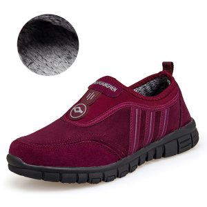 Women Casual Running Warm Slip On Sports Shoes