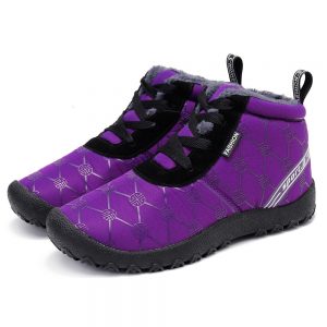 Women Casual Shoes Outdoor Warm Vein Splicing Lace Up Boots