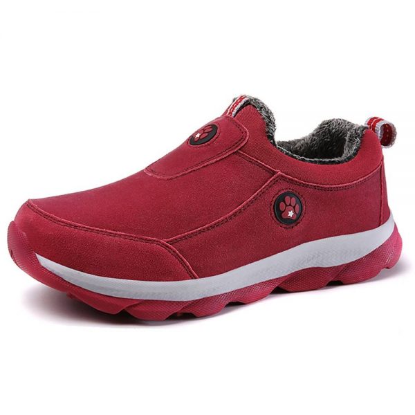 Women Casual Walking Warm Lined Outdoor Athletic Shoes