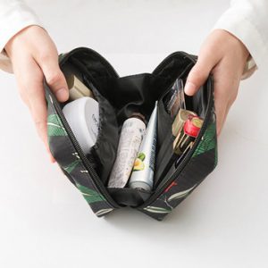 Women Forest Series Nylon Waterproof Cosmetic Bag Toiletry Bag