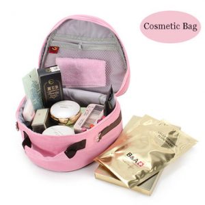 Women Girls Retro Chinese Style Cosmetic Bag Crossbody Backpack