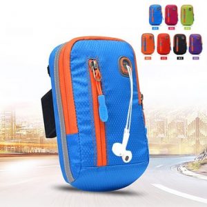 Women Nylon Waterproof Arm Bag Running Phone Bag Crossbody Bag