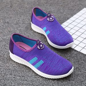 Women Outdoor Running Mesh Slip On Casual Shoes