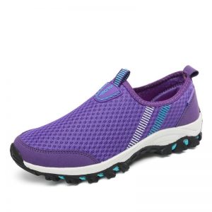 Women Soft Breathable Mesh Slip On Sport Casual Shoes