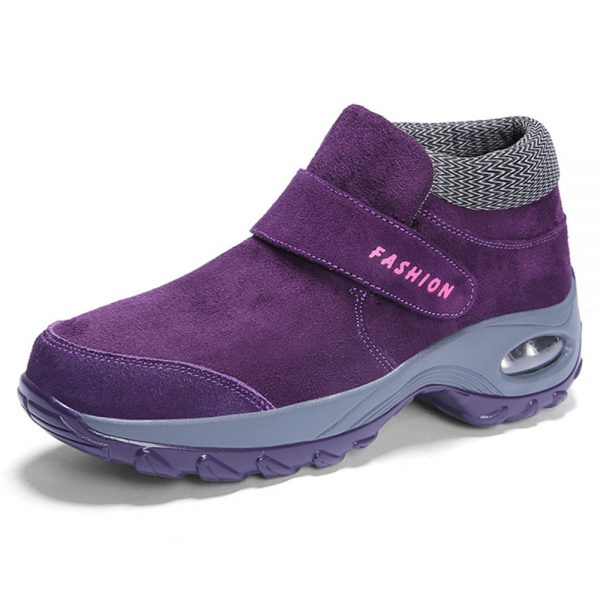 Women Stitching Cushion Ankle Walking Athletic Casual Shoes