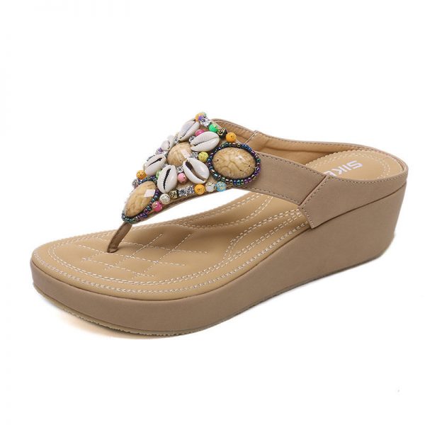 WomenBohemian Large Size WedgesSandals Beach Shoes