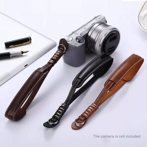 X5-M Camera Wrist Hand Strap PU Leather Lanyard for Sony Fujifilm Nikon Panasonic Olympus Leica DSLR / Micro Single Cameras