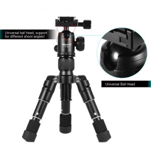 XILETU Ultra Compact Desktop Mini Tripod Kit with Ball Head for Canon Nikon DSLR Camera