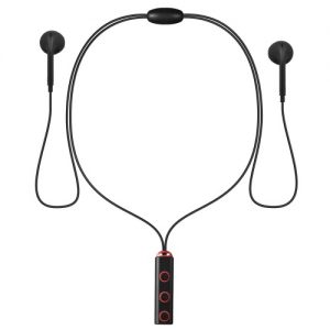 XT-13 Bluetooth 4.2 Wireless In-ear Headphones Outdoor Sport Headset Stereo Music Earphone Magnetic Suction Built-in Microphone Line Control Black