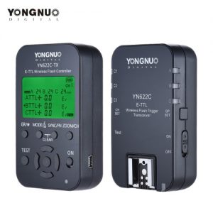 YONGNUO YN622C-KIT Wireless Remote Control 100M E-TTL Flash Trigger Transceiver Pair Kit for Canon EOS Series DSLRs