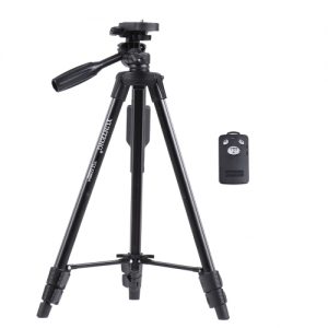 YUNTENG 5208 Portable Aluminum Alloy Lightweight Tripod