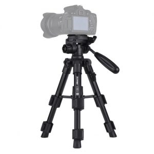 ZOMEI Q100 52cm/20" Lightweight Portable Aluminum Camera Travel Mini Tabletop Tripod with Quick Release Plate/ Carry Bag for Canon Nikon Sony DSLR Smartphone