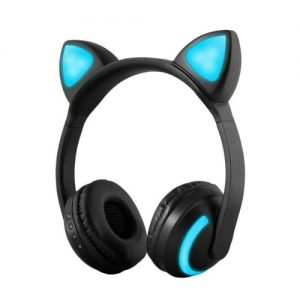 ZW-19 Wireless Bluetooth Headset Glowing Cat Ear Earphone with Mic