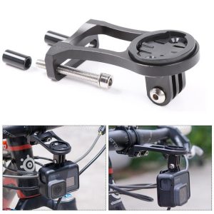 a set practical bicycle bike computer extension handle mounting bracket extension bracket for garmin edge gps sport camera