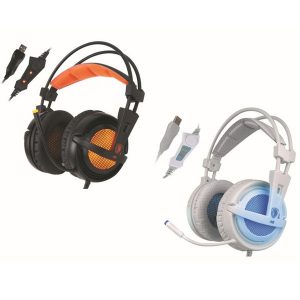 a6 usb 7.1 stereo wired gaming headphones game headset over ear with mic voice control for lapcomputer gamer