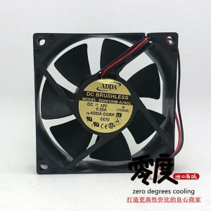 adda8cm8025 computer fan 12v 0.25ad0812hb-a70gl cabinet power supply double ball fan