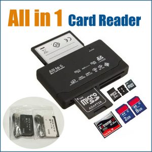 all-in-1 portable all in one mini card reader multi in 1 usb 2.0 memory card reader dhl