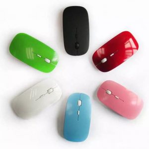 arrival candy color ultra thin wireless mouse and receiver 2.4g usb optical colorful special offer computer mouse