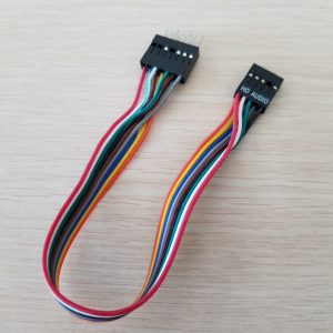 audio 9pin male to 9pin female audio power cable for lenovo 10cm