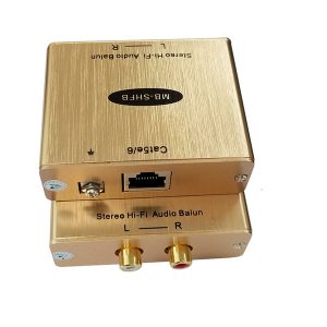 audio to rj45 network audio av cable extender cat5 audio converter ip to av 3.5mm repeater