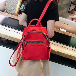 backpack female schoolbag denim backpacks for teenage girls fabric bagpack women bookbag to school back pack for teens